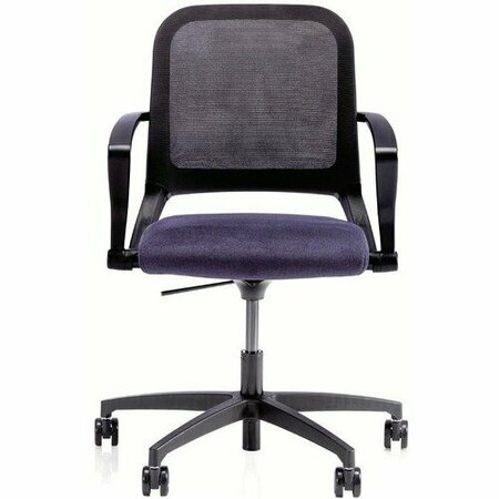 UNITED CHAIR CO Chair, Task, w/Arms, MeshBack, 29-1/2inx29-1/2inx47-1/4in, Carbon UNCRK13RCP04